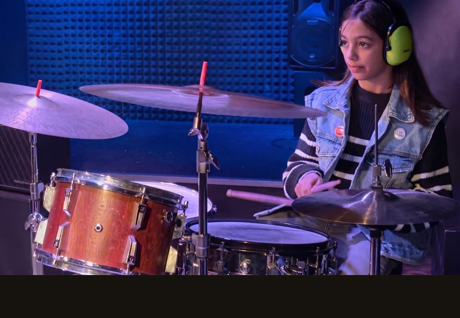 Rock Academy student on stage in Berlin-Mitte