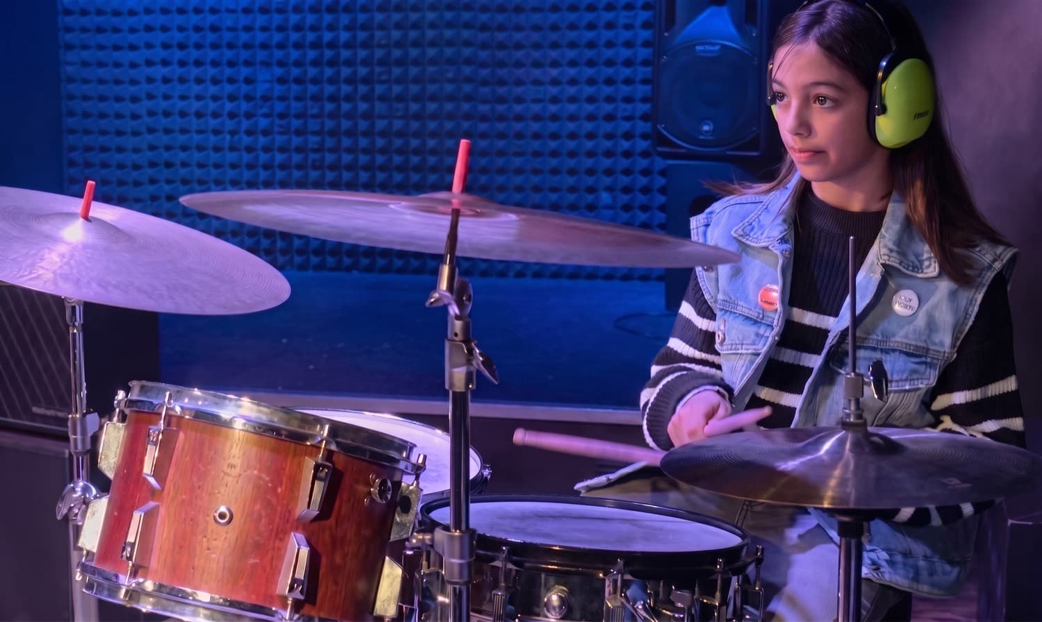 Rock Academy student on stage in Berlin-Mitte